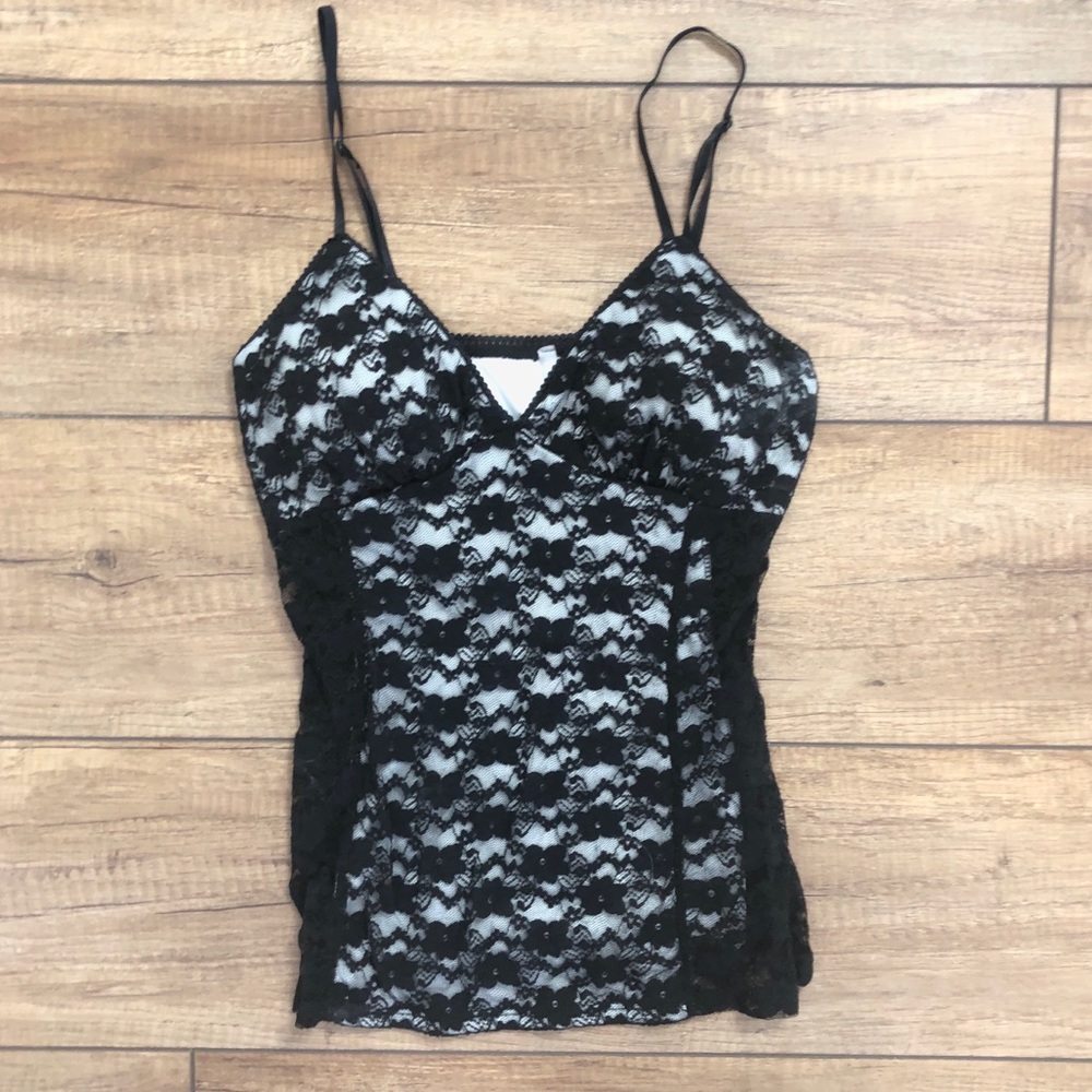 Black Lace tank top